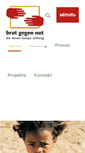 Mobile Screenshot of brotgegennot.de